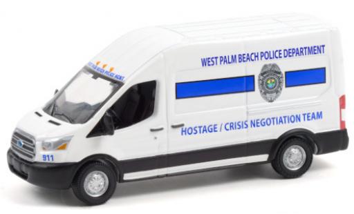 Diecast model cars Ford Transit Kastenwagen LWB High Roof West Palm Beach Police Department 2020 Hostage / Crisis Negotiation Team 1/64 Greenlight