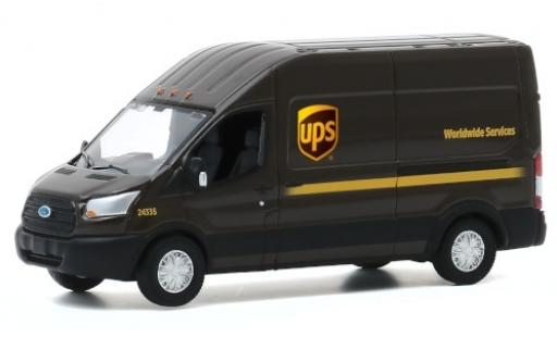Diecast model cars Ford Transit Kastenwagen UPS 2019 1/64 Greenlight