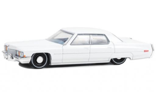 Diecast model cars Cadillac Sedan Sedan DeVille white 1972 1/64 Greenlight