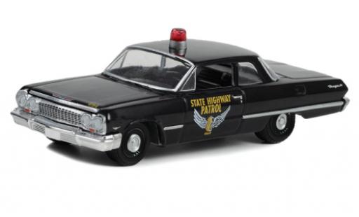 Diecast model cars Chevrolet Biscayne police Ohio State Highway Patrol 1963 1/64 Greenlight