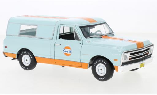 Diecast model cars Chevrolet C-10 Pickup Gulf Oil 1968 1/24 Greenlight