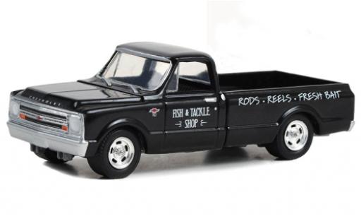 Diecast model cars Chevrolet C-10 Pickup Poisson & Tackle Shop 1968 1/64 Greenlight