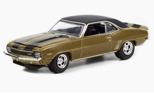 Diecast model cars Chevrolet Camaro RS metallise beige/black Pawn Stars 1969 1/64 Greenlight