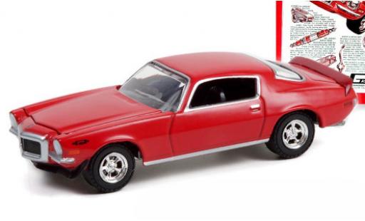 Diecast model cars Chevrolet Camaro Coupe red 1970 1/64 Greenlight