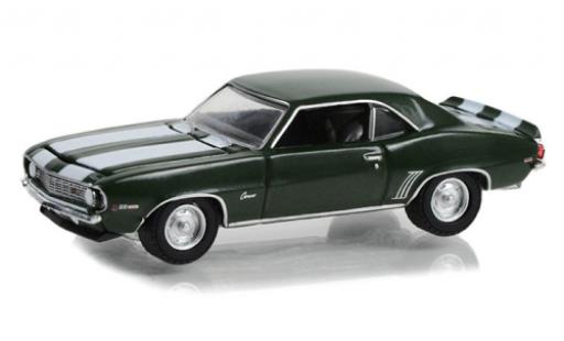 Diecast model cars Chevrolet Camaro Z28 Z/28 green /white 1969 1/64 Greenlight