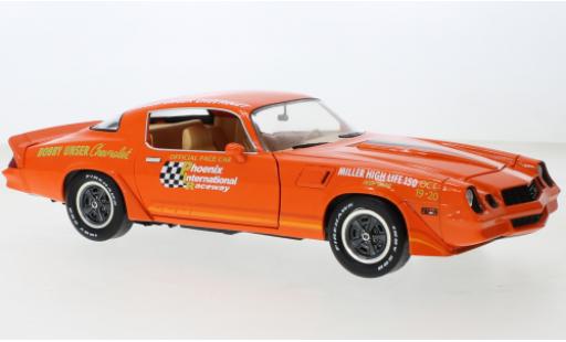 Diecast model cars Chevrolet Camaro Z28 Phoenix International Raceway 1980 1/18 Greenlight