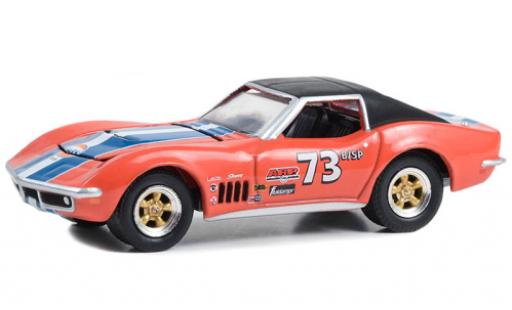 Diecast model cars Chevrolet Corvette Coupe (C3) Gulf 1969 1/64 Greenlight