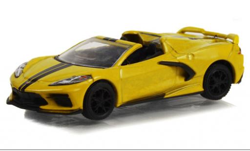 Diecast model cars Chevrolet Corvette Coupe (C8) yellow 2022 1/64 Greenlight