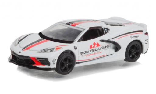 Diecast model cars Chevrolet Corvette Stingray (C8) Ron Fellows Driving School 2022 1/64 Greenlight