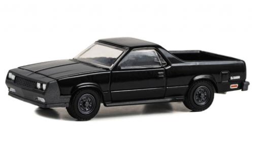 Diecast model cars Chevrolet El Camino SS Super Sport black 1978 1/64 Greenlight