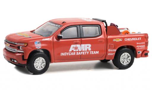 Diecast model cars Chevrolet Silverado pickup AMR IndyCar Safety Team 2021 1/64 Greenlight