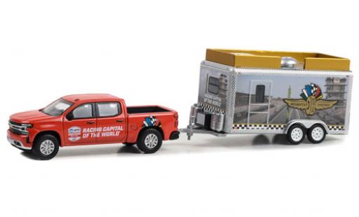 Diecast model cars Chevrolet Silverado pickup Indianapolis Moteur Speedway 2023 1/64 Greenlight