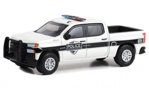 Diecast model cars Chevrolet Silverado police SSV General Moteurs Fleet 2022 1/64 Greenlight