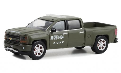 Diecast model cars Chevrolet Silverado police Z71 Carabineros de Chile 2018 1/64 Greenlight