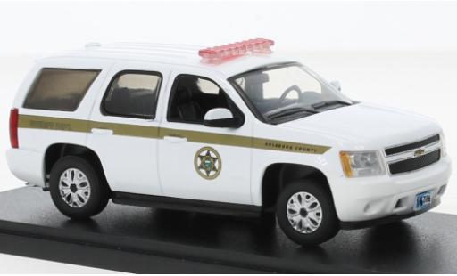 Diecast model cars Chevrolet Tahoe police Absaroka County Sheriff 2010 1/43 Greenlight