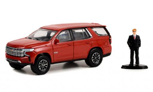 Diecast model cars Chevrolet Tahoe suv LT Texas Edition red 2022 1/64 Greenlight