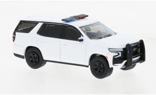 Diecast model cars Chevrolet Tahoe police Pursuit Vehicle white (USA) 2022 1/64 Greenlight