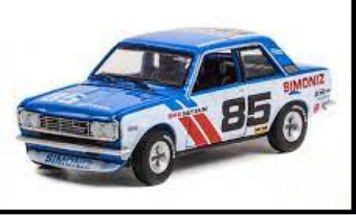 Diecast model cars Datsun 510 BRE No.85 Brock Racing Enterprises 1972 1/64 Greenlight