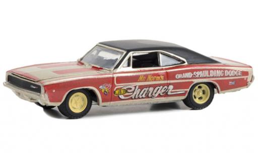 Diecast model cars Dodge Charger Coupe M. Norms Mini 1968 1/64 Greenlight