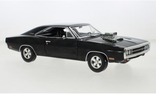 Diecast model cars Dodge Charger Coupe black 1970 1/18 Greenlight