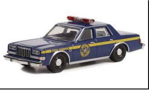 Diecast model cars Dodge Diplomat police Nouveau York State 1985 1/64 Greenlight