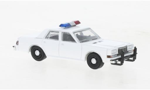 Diecast model cars Dodge Diplomat police white (USA) 1980 1/64 Greenlight