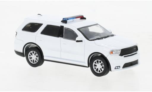 Diecast model cars Dodge Durango police Pursuit white (USA) 2022 1/64 Greenlight
