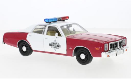 Diecast model cars Dodge Monaco police Finchburg County Sheriff 1977 1/24 Greenlight