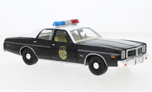 Diecast model cars Dodge Monaco police Hatchapee County Sheriff 1977 1/24 Greenlight