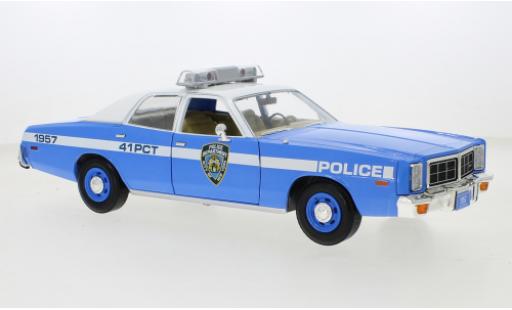 Diecast model cars Dodge Monaco police NYPD - New York Department 1978 1/18 Greenlight