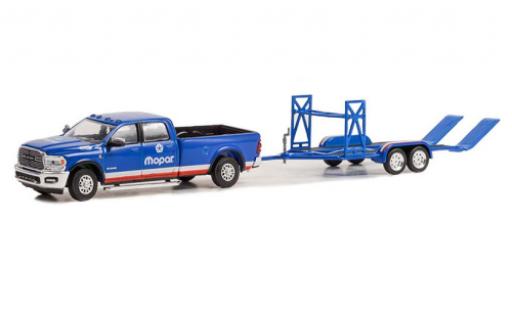 Diecast model cars Dodge RAM pickup 2500 Laramie blue MOPAR 2020 1/64 Greenlight