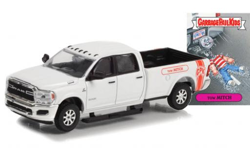 Diecast model cars Dodge RAM pickup 2500 white Garbage Pail Kids - Tow Mitch 2021 1/64 Greenlight