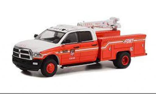 Diecast model cars Dodge RAM pompiers Dodge 500 Dually Crane Truck FDNY 2018 1/64 Greenlight