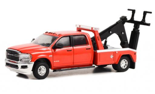 Diecast model cars Dodge RAM pickup Dodge 500 Dually Wrecker red 2022 1/64 Greenlight