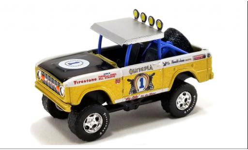 Diecast model cars Ford Bronco Baja Big Oly Tribute Edition 1970 1/64 Greenlight
