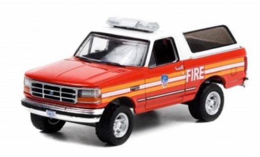 Diecast model cars Ford Bronco Wagon FDNY - City of New York Fire Department 1996 1/64 Greenlight