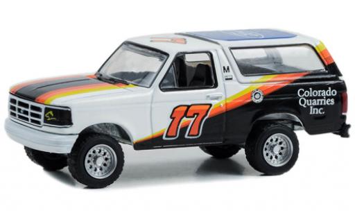 Diecast model cars Ford Bronco Wagon No.17 Pikes Peak 1994 1/64 Greenlight