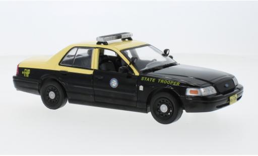 Diecast model cars Ford Crown Police Interceptor Victoria Florida autoroute Patrol 2010 1/24 Greenlight