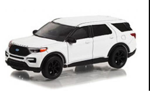 Diecast model cars Ford Explorer ST white 2022 1/64 Greenlight