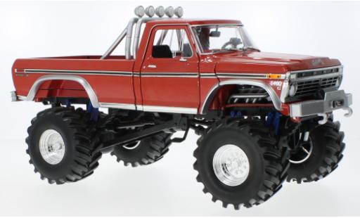 Diecast model cars Ford F-250 Pickup red Godzilla 1974 1/18 Greenlight