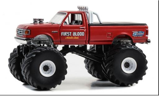 Diecast model cars Ford F-350 Pickup First Blood 1990 1/64 Greenlight