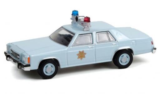 Diecast model cars Ford LTD LTD-S -S County Sheriff 1982 1/64 Greenlight