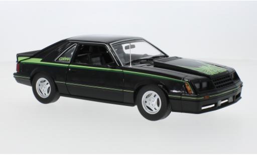 Diecast model cars Ford Mustang Cobra black/D&Atilde;&copy;corer 1980 1/18 Greenlight