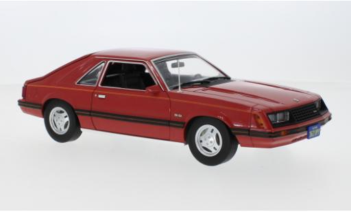 Diecast model cars Ford Mustang Ghia red Charlies Angels 1979 1/18 Greenlight