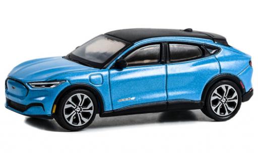 Diecast model cars Ford Mustang Select Mach-E blue 2022 1/64 Greenlight