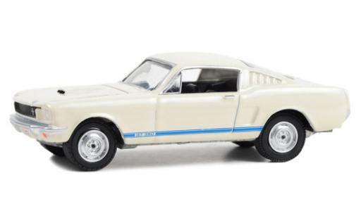 Diecast model cars Ford Mustang Shelby GT350 Ford Mustang white 1965 1/64 Greenlight