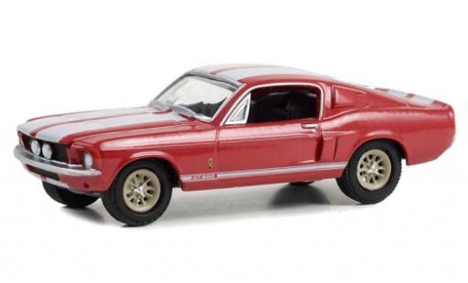 Diecast model cars Ford Mustang Shelby GT500 Ford Mustang red/white 1967 1/64 Greenlight