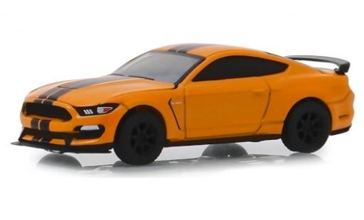 Diecast model cars Shelby GT GT350R Ford 350R orange/black 2019 1/64 Greenlight