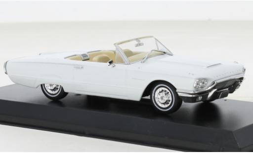 Diecast model cars Ford Thunderbird Flair Bird Convertible white 1966 1/43 Greenlight