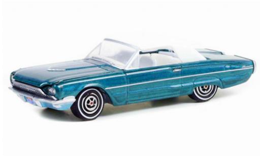 Diecast model cars Ford Thunderbird Flair Bird metallise turquoise/white Thelma & Louise 1966 1/64 Greenlight
